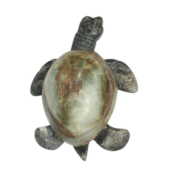 Hand Carved Agate Tortoise - Picture 4 of 8